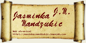 Jasminka Mandžukić vizit kartica
